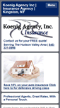 Mobile Screenshot of koenigagency.com